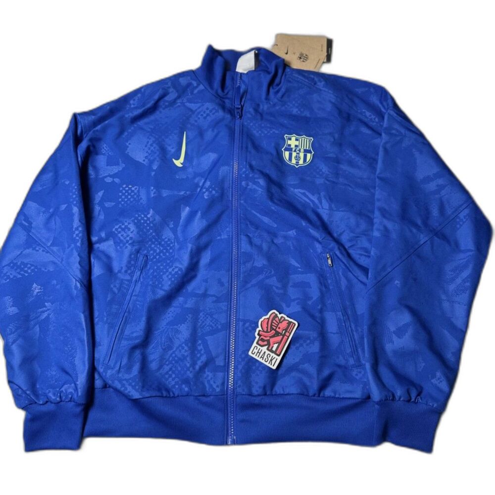 Nike FC Barcelona Strike Third Dri-FIT Soccer Anthem Jacket FQ2476-417 Women Med